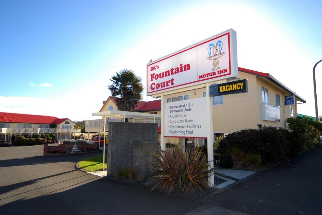 Bk'S Fountain Court Motel Napier Exterior foto